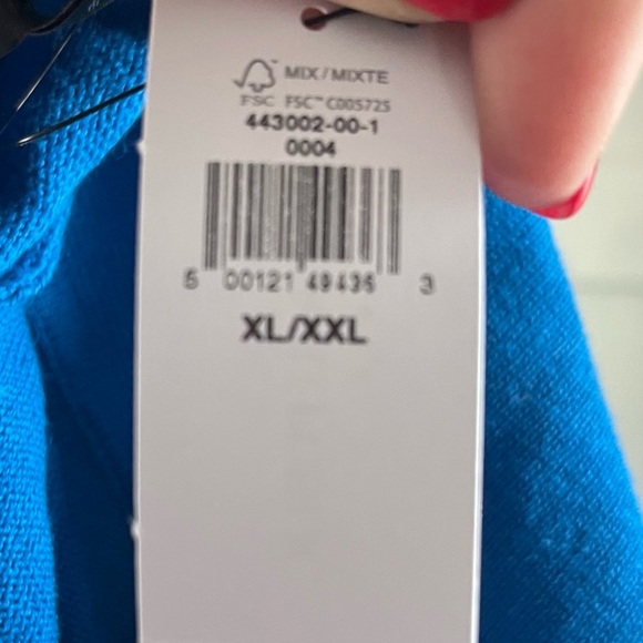 NWT Blue banana republic oversized shirt sleeve sweater XL/XXL - Picture 9 of 11